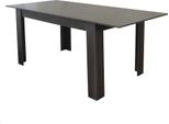 Milanihome.It - Tavolo Da Pranzo Allungabile Di Design Cm 90 L X 140 P X 78 Hdi Coloreantracite