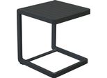 Milanihome.It - Tavolino Da Giardino In Alluminio Di Design Per Esterno Giardino Cm 40 L X 40 P X 45 Hdi Coloreantracite