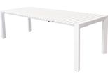 Milani Home - Tavolo Con Struttura In Alluminio Verniciato Bianco O Antracite Cm 182/237 L X 90 P X 75 Hdi Colorebianco