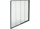 Milani Home - Laterale Invetro Per Pergola Bioblimatica 4 M Cm 370 L X 3 P X 238 Hdi Coloregrigio Scuro