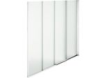 Milani Home - Laterale Invetro Per Pergola Bioblimatica 4 M Cm 370 L X 3 P X 238 Hdi Colorebianco