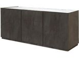 Milanihome.It - Madia Moderna Con Ante Ammortizzate Di Design Moderno Industrial Cm 200 X 50 X 79 Hdi Coloreantracite