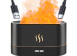 Umidificatore Con Effetto Fiamma Led Diffusore Aromi Ultrasuoni Firemist