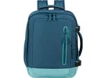 American Tourister Zaino Per Il Tempo Libero Zaino Con Scomparto Per Laptop Take2Cabin Sport Backpack Ms 26,5L Harbor Blue / Turquoise Petrolio
