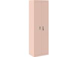 Syfax™ Armadio 2 Pcs Rosa 60 X 40 X 200 Cm Acciaio