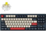 Keychron J4 Qmk Tastiera Meccanica Wireless Da Gioco 80% Tkl Qwerty Us, Led Rgb Sostituibile A Caldo, Interruttore Tattile Banana, Blu Scuro