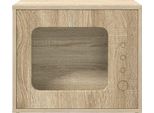 Vidaxl Casetta Per Gatti Sonoma 51 X 30 X 42 Cm Materiale A Base Di Legno