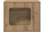 Vidaxl Casetta Per Gatti Artigianale In Rovere 51 X 30 X 42 Cm Materiale A Base Di Legno