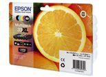 Epson 33XL Multipack - Confezione Da 5 Pezzi - Nero, Giallo, Ciano, Magenta, Nero Fotografico - Originale - Confezione In Blister - Confezione Di Inchiostro