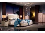 Design Camera Da Letto In Pelle Set 3 Pezzi 2X Comodini Letti Console Mobili