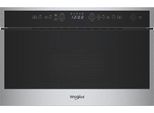 Microonde Whirlpool, Da Incasso, 750/700 W, Volume 22 L, Grill, Nero + Acciaio Inox
