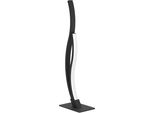 Eglo Tischleuchte "Grisolia Nachttischlampe, Tischlampe, Metall Und Kunststoff, Lampe", Schwarz, 1, H: 45,5Cm, 1 Stk., Leuchten, Tischleuchte - H45,5 Cm - Schwarz - 12W Inkl., Tischleuchte