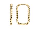 Paar Creolen Jobo "Ohrringe Abgerundet 21 Mm", Gold (Gelbgold 333), Ohrringe, Damen, Gelbgold 333, 8 Karat 333 Gold