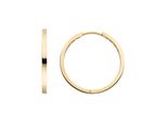 Paar Creolen Jobo "Rund Ohrringe 25 Mm", Gelbgold 333, Ohrringe, Damen, 24,9Mm, Gelbgold 333, 8 Karat 333 Gold