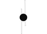 Eglo LED Deckenleuchte "Venticello Deckenlampe - Alu - Led;Led - 20W;0,91W - IP20", Schwarz, 2, H: 5,5Cm, 1 Stk., Leuchten, Wohzimmerlampe, Esszimmerlampe, Flur, Schlafzimmer, L75 X B20 X H5,5Cm, LED Deckenleuchte
