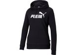 Puma Ess Logo Felpa Con Cappuccio Tr Puma Black Xs