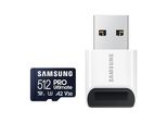 Samsung PRO Ultimate MB-MY512SB Speicherkarte 512 GB mit USB Kartenleser