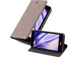 Cadorabo Cover Per Lg K4 2017 Cover Protettiva In Marrone Custodia Per Telefono Cellulare Cover Chiusura Magnetica