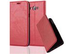 Cadorabo Custodia Per Samsung Galaxy A8 2015 Custodia Protettiva In Rosso Custodia Per Cellulare Cover Chiusura Magnetica