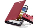 Cadorabo Custodia Per Samsung Galaxy S2 / S2 Plus Custodia Protettiva In Rosso Custodia Per Cellulare Cover Chiusura Magnetica