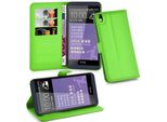 Cadorabo Custodia Per Htc Desire 816 Custodia Protettiva In Verde Custodia Per Cellulare Cover Chiusura Magnetica