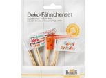 Birkmann Set Di Festoni Decorativi Happy Birthday, 24 Pezzi, Festoni Di Carta, Festoni, Decorazione, Carta, Bianco, 441293