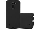 Cadorabo Custodia Protettiva Per Lg K10 2016 Cover In Nero Custodia Per Telefono Cellulare Tpu Etui Cover Case