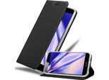 Cadorabo Custodia Per Cellulare Per Huawei Ascend G7 Plus / G8 / GX8 Custodia Protettiva In Nero Cover Etui Book Case Booklet