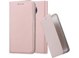 Cadorabo Custodia Per Cellulare Per Motorola Moto G5S Custodia Protettiva In Rosa Cover Etui Book Case Booklet