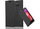 Cadorabo Custodia Per Motorola Moto E4 Cover Protettiva In Nero Custodia Per Cellulare Cover Chiusura Magnetica