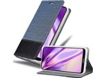 Cadorabo Custodia Per Huawei P20 Lite 2018 / Nova 3E Custodia Protettiva In Blu Custodia Per Telefono Cellulare Custodia A Libro Cover