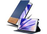 Cadorabo Custodia Per Samsung Galaxy Note Edge Custodia Protettiva In Blu Shandy Custodia A Libro Custodia In Similcuoio