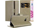 Cadorabo Cover Per Htc One M9 Cover Protettiva In Marrone Cover Telefono Cellulare Cover Libro Case Case Lusso