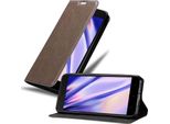 Cadorabo Custodia Per Xiaomi Redmi 5A Cover Protettiva In Marrone Custodia Per Cellulare Cover Chiusura Magnetica
