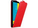 Cadorabo Cover Per Samsung Galaxy J6 2018 Cover Protettiva In Rosso Flip Case Custodia Per Telefono Cellulare Cover