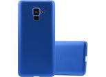 Cadorabo Cover Protettiva Per Samsung Galaxy A8 2018 Custodia In Blu Custodia Per Telefono Cellulare Tpu Custodia In Silicone Cover Case