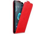 Custodia Cadorabo Per Htc Desire 12 Plus Custodia Protettiva In Rosso Custodia Flip Per Telefono Cellulare Custodia Cover