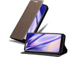 Cadorabo Cover Per Lg K50 Cover Protettiva In Marrone Custodia Per Cellulare Cover Chiusura Magnetica