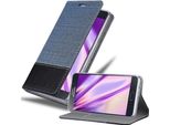 Cadorabo Custodia Per Samsung Galaxy A8 2015 Custodia Protettiva In Blu Telefono Cellulare Custodia A Libro Cover