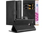 Cadorabo Cover Per Htc Desire 12 Plus Cover Protettiva In Nero Cover Telefono Cellulare Cover Libro Case Case Lusso