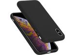 Cadorabo Custodia Protettiva Per Apple Iphone X / Xs Custodia In Nero Telefono Cellulare Custodia Cover Tpu Etui