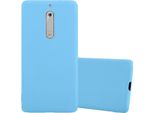Cadorabo Custodia Per Nokia 5 2017 Cover Protettiva In Blu Custodia Del Telefono Cellulare Tpu Silicone Custodia Cover