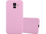 Cadorabo Custodia Per Samsung Galaxy J6 2018 Custodia Protettiva In Rosa Custodia Per Telefono Cellulare Tpu Custodia In Silicone Cover