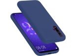 Cadorabo Custodia Protettiva Per Honor 20 / 20S / Huawei Nova 5T Custodia In Blu Telefono Cellulare Custodia Cover Tpu Etui