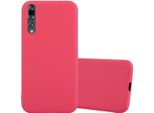 Custodia Cadorabo Per Huawei P20 Pro / P20 Plus Custodia Protettiva In Rosso Custodia Per Cellulare Tpu Custodia In Silicone Cover