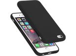 Cadorabo Custodia Protettiva Per Apple Iphone 6 / 6S Custodia In Nero Telefono Cellulare Custodia Cover Tpu Etui