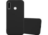 Cadorabo Custodia Per Samsung Galaxy A70E Custodia Protettiva In Nero Custodia Per Telefono Cellulare Tpu Silicone Custodia Cover
