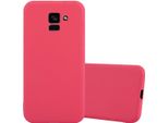 Cadorabo Custodia Per Samsung Galaxy A5 2018 Custodia Protettiva In Rosso Custodia Per Cellulare Tpu Custodia In Silicone Cover