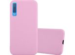 Cadorabo Custodia Per Samsung Galaxy A7 2018 Custodia Protettiva In Rosa Custodia Per Telefono Cellulare Tpu Custodia In Silicone Cover