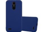 Custodia Cadorabo Per Lg K10 2017 Cover Protettiva In Blu Custodia Per Telefono Cellulare Tpu Custodia In Silicone Cover